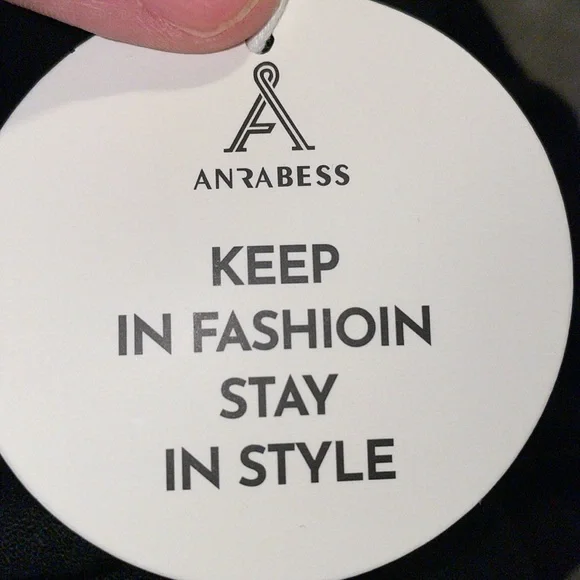 Anrabess Black Linen Blend Romper/Jumpsuit. Wide Leg w waist tie belt.  Large. - Picture 13 of 14